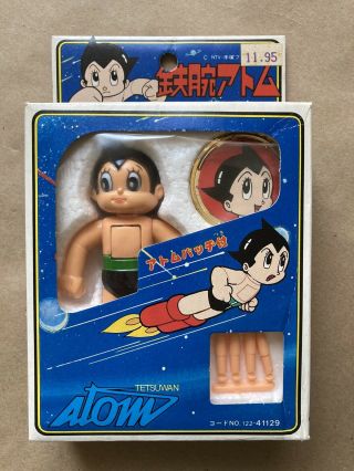 Tetsuwan Atom / Astroboy Vintage Diecast Figure Fires Missiles Made In Japan