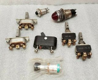 An3022 - 1 Toggle Switch On - Off - On Vintage Ww11 Aircraft More Added