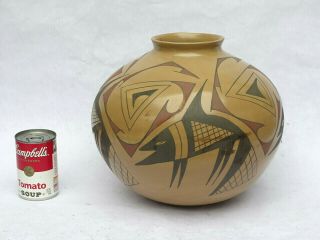 Vtg.  Large Casa Grande Mata Ortiz Pottery Jar Southwest Northern Mexico Signed