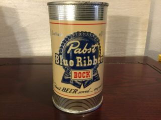 Pabst Blue Ribbon Bock (112 - 6) Empty Flat Top Beer Can: Pabst,  Milwaukee,  Wi