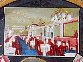 c.  1907 SCHOTT TERMINAL HOTEL PHILA.  Vienna Art Plates 10 