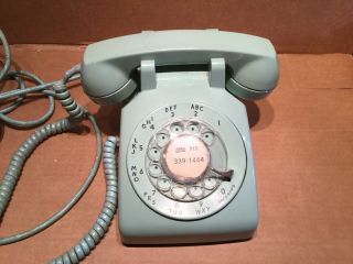 Vtg Powder Blue Western Electric 1966 C/d 500 Rotary Phone