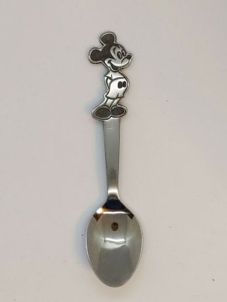 Vintage Walt Disney Mickey Mouse Spoon Stainless By Bonny Japan
