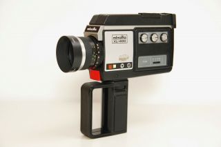 Vintage Minolta Xl - 400 8 Movie Camera With Minolta Case