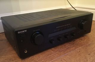 Sony Ta - Fe370 Vintage Classic Integrated Stereo Amplifier Phono Tuner Cd Tape