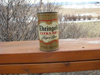 Rheingold Extra Dry Lager Irtp Flat Top Beer Can