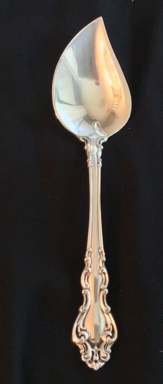 Vintage Reed & Barton Spanish Baroque Sterling Silver Saucier Tapered Edge Spoon