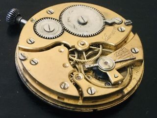 Swiss Made Vintage Pocket Watch Movement.  No.  8.