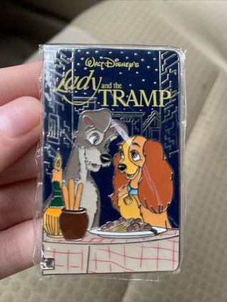 Lady And The Tramp Disney 2019 Quarterly Vhs Tape Pin Le1500