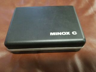 Vintage Minox C Subminiature Spy Camera With 15mm F/3.  5 Lens