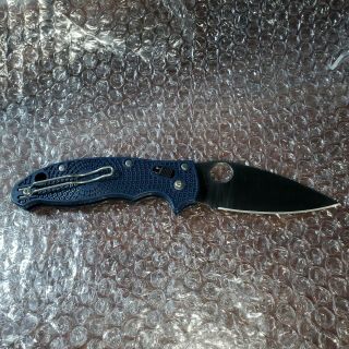 Spyderco Manix 2 Lever Lock Knife Dark Blue FRN Handle S110V C101PDBL2 S/H 2