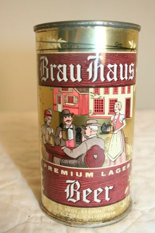 Brau Haus Premium Lager Beer 12 Oz.  1950 