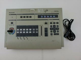 Vintage Panasonic Digital Av Mixer Wj - Mx20 Turns On But -