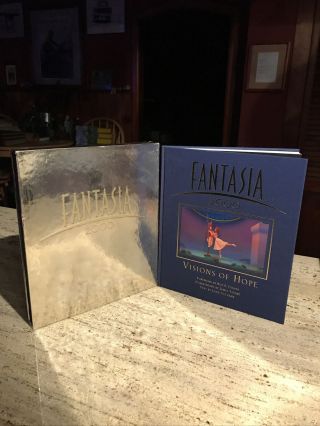 Walt Disneys " Fantasia 2000 Visions Of Hope 1st Edition W/slipcase Hc Illus.