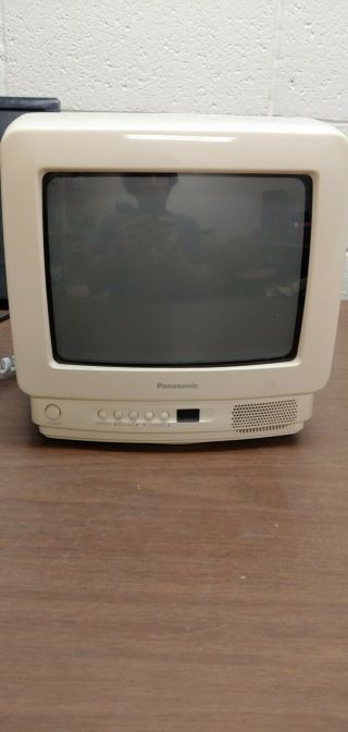 Panasonic 9” Color Television Ct - 9r11a - Great For Vintage Gaming
