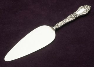 Lily - Floral By Frank Whiting Sterling Silver Pie Or Cake Server 10 1/8 "