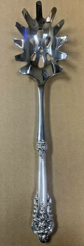 Wallace Grand Baroque Pasta Server Sterling Silver