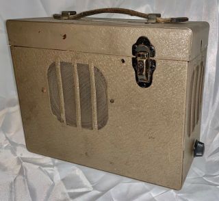 Vintage Operadio " Portable " Tube Radio Western Electric Licensed