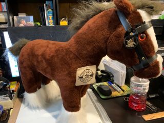 Vintage Rare 1983 Lil Scot Budweiser Clydesdale Plush 20” Made By A - 1 Novelty Co