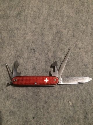 Victorinox Alox Farmer Swiss Army Knife Old Cross Elinox With Bale