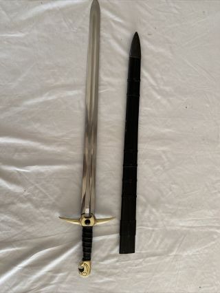 Fantasy Series Windlass Viking Sword With Sea Serpent Pommel And Scabbard?