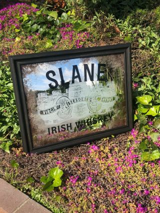 Slane Irish Whiskey Beer Bar Mirror Pub Man Cave Pub  Sign