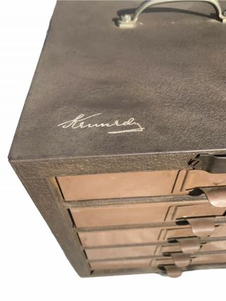 Vintage Kennedy 5 Drawer Machinist Cabinet Parts Hardware Organizer Tool Chest 3
