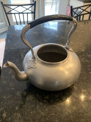Vintage British Colony Knobler Tea Pot Kettle Hong Kong Missing Lid