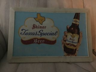 Vintage Shiner Texas Special Lighted Beer Sign Spoetzl Brewery 2