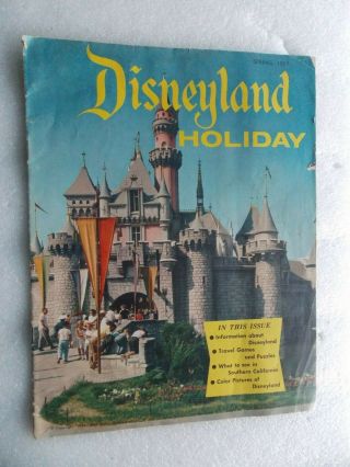 Vintage Disneyland Holiday Fall 1957 Guide