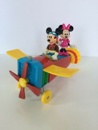 Disney Mickey And Minnie Mouse Talking Flying Machine/airplane