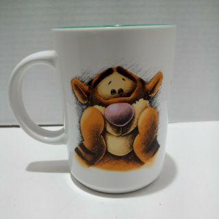 Disney Store Tiggertall White Ceramic Coffee Mug Cup 6 " 16oz.