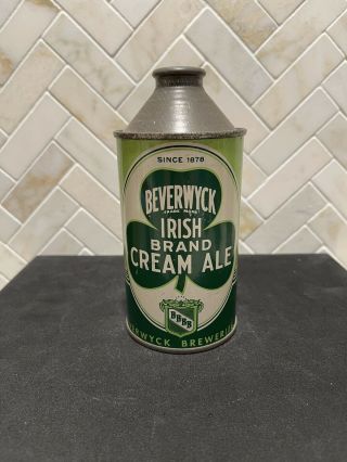 Beverwyck Cream Ale - Cone Top Beer Can