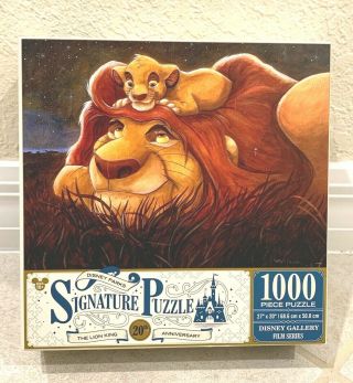 Disney The Lion King Signature Puzzle 1000 Pc 20th Anniversary Parks,  Once