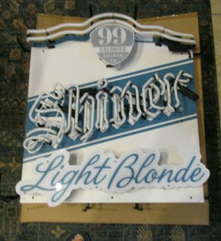 Shiner Light Blonde neon bar sign 2