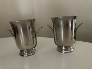 Royal Danish By International Sterling Silver Pair Toothpick Holders Nh7