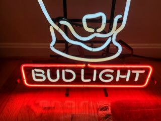 Vintage Spuds MacKenzie Bud Light neon sign 3