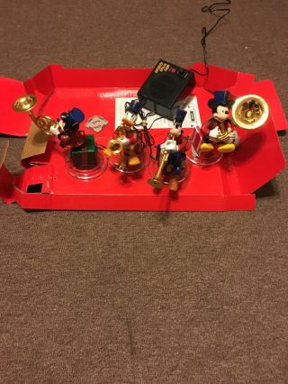 Mr.  Christmas Vintage 1995 Mickey Mouse Brass Band Mickey Unlimited C9 2