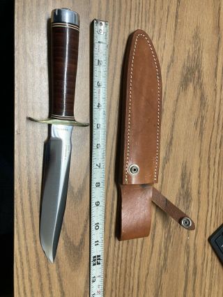 Blackjack Model 1 - 7 Bowie Knife Like Randall Carbon Steel Made In Usa Effingham