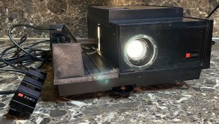 Gaf 2680 35mm Slide Film Projector Vintage Remote And Power Cord