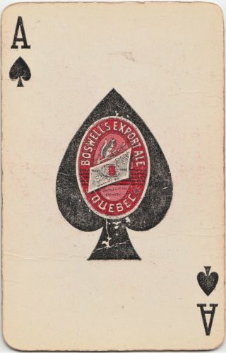 BOSWELL EXPORT ALE MONTREAL QUEBEC – DECK of PLAYING CARDS – CANADA 3