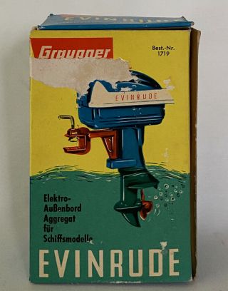 Vintage Evinrude Outboard Motor - Graupner Mib - Store Stock…