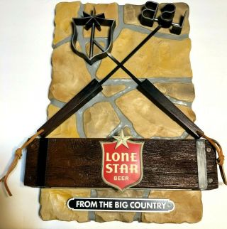 Lone Star Beer From The Big Country Sign San Antonio Texas Branding Irons