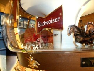 Vintage Budweiser Clydesdale Parade Carousel Rotating Light Motor