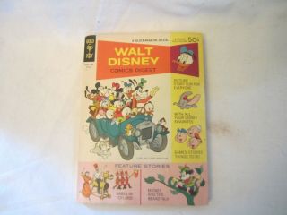 Vintage Walt Disney Comics Digest Gold Key June 1968