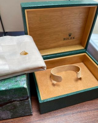 Vintage Rolex Green Watch Box And Outer Rolex Box Boxes Only Oyster