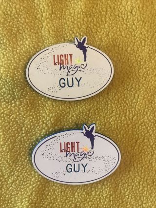 Vintage Disneyland Cast Member Name Tag Badge Light Magic Parade 1997 Disney Vtg