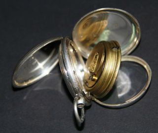 J.  W.  Benson Pocket Watch.  Silver Full Case Fob.  London 1875 Vintage Gentleman 2