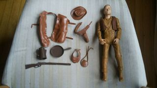 Vintage 1970s Marx Best Of The West Johnny West Figure & Some Accessories