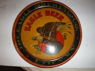 Eagle Beer 13 Inch Tray,  Eagle Brewing Co. ,  Utica,  N.  Y.